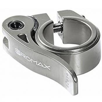 Promax QR-1 - Abrazadera para asiento de liberación rápida, 25,4 mm, color plateado