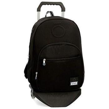 Enso Basic Mochila con Carro para Portátil 15,6 Negro 32x46x15 cms Poliéster 22.1L