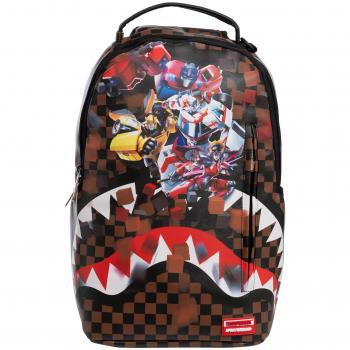 Multicolor Checkerboard Deluxe Backpack for Men - One Size