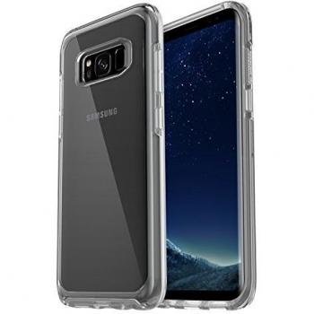Otterbox Symmetry Clear, funda anticaídas, fina y elegante para Samsung Galaxy S8+, Transparente