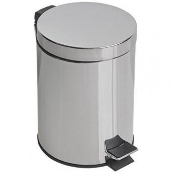 MAURER 5421198 Papelera Inoxidable 12 litros Ø 25 x 42 cm, Metal, Multicolor
