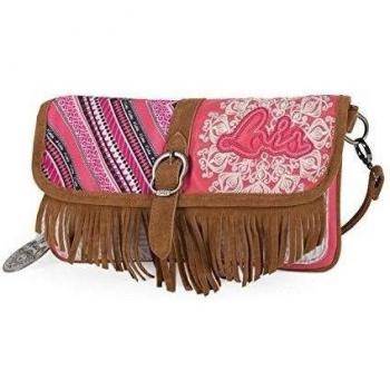 LOIS - 22461 BOLSO BANDOLERA APACHE, Color Fresa
