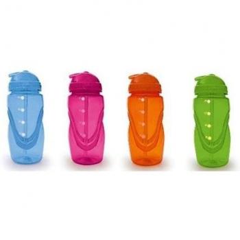 IRIS 8101-P Botella Infantil, Multicolor, 16.50 x 6.20 x 16.50 cm
