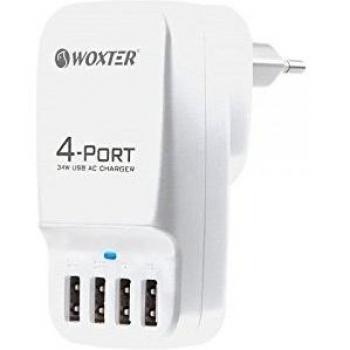 Woxter TB26-203 - Cargador para 4 dispositivos a la vez, 34 W, negro