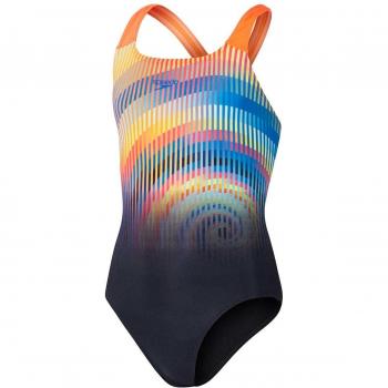 Bañador de Natación para Niña Speedo Digital Placement Powerback Eco+