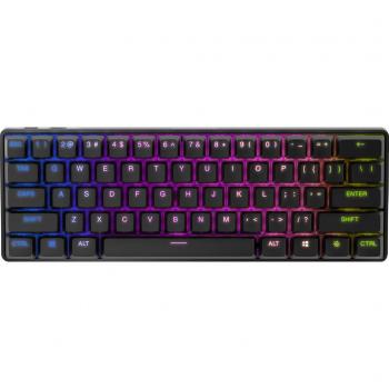 SteelSeries Apex Pro Mini Wireless Gaming Keyboard - World's Fastest - 60% Form Factor - RGB - PBT Keycaps - Bluetooth & 2.4GHz - USB-C - US QWERTY Layout