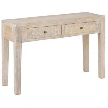 Consola Shirel de 2 cajones en madera de mango, 120 cm - Atmosphera Creador de Interiores