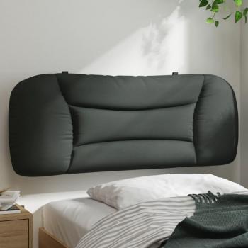 Dark Grey Fabric Headboard Cushion 100 cm