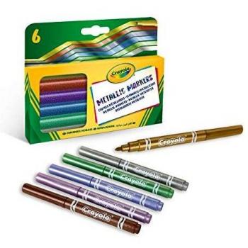 Crayola - 6 Rotuladores Metalizados, 58-8828