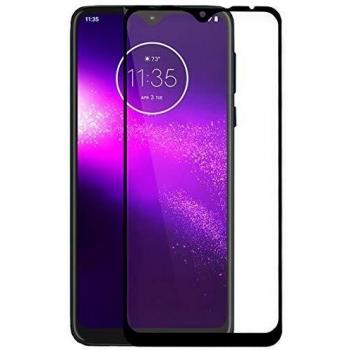 Protector Pantalla Cristal Templado COOL para Motorola One Macro (FULL 3D Negro)