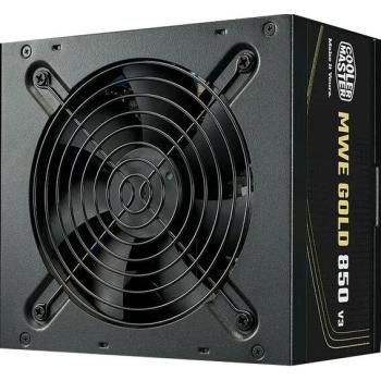 Fuente de Alimentación Cooler Master MWE Gold V3 850W ATX 3.1 80+ Gold No Modular con Ventilador de 120mm