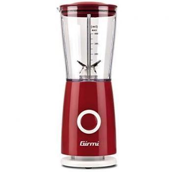Batidora Eléctrica Girmi FR03, 170W, 400ml, 4 Lamas de Acero Inoxidable, Color Rojo