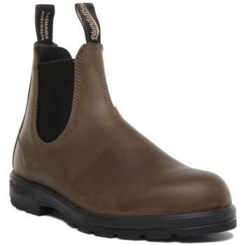 Botas Chelsea Blundstone Classic 2052 de Cuero Verde Oscuro, Impermeables, Unisex, Talla UK 8.5