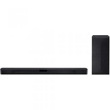 LG SN4R - Barra de Sonido 4.1 con 420W de Potencia, DTS Virtual:X, Subwoofer Inalámbrico, Multi Bluetooth 4.0, HDMI y USB en Color Negro