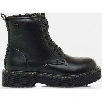 Botas de niña MTNG Martin en negro con cierre cremallera y puntera redonda