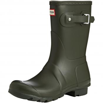 Hunter Original Short - Botas para mujeres, color verde
