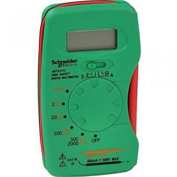 Multímetro Digital Compacto Schneider IMT23212 - Cat III, AC/DC, 300 V