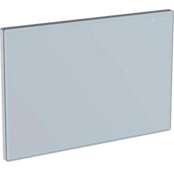 Placa de bloqueo Omega Geberit blanca de vidrio 115.082.SI.1