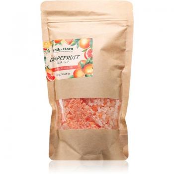 Folk & Flora Grapefruit Bath Salt with Soothing Effect 500 g