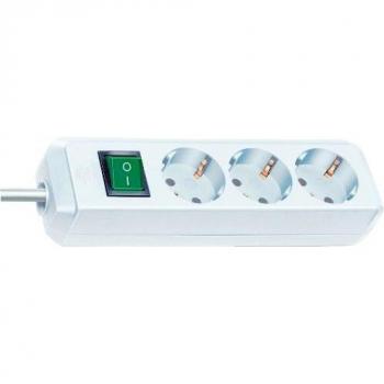 Brennenstuhl Eco-Line regleta de enchufes con 3 tomas de corriente