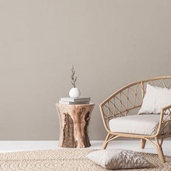 Papel Pintado Vlies Natural Living Textiloptik Beige Gris Brillante 10,05 m x 0,53 m