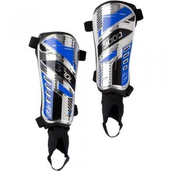 Espinilleras ProTouch Force 3000 HS, color  - chrom/schw/blau, tamaño extra-large
