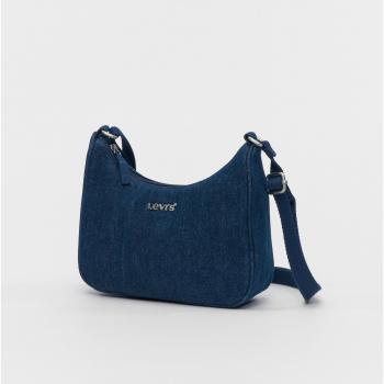 Bolso de hombro pequeño Levi's en azul con diseño de media luna