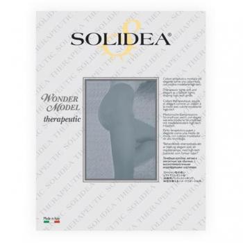 Medias Anatómicas Compresivas Solidea Wonder Model CCL2 Punta Cerrada 25-32 mmHg Talla S Color Negro