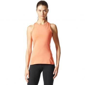 adidas Speed Tank Camiseta sin Mangas, Mujer, Naranja