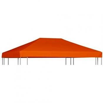 vidaXL Gazebo Top Cover 310 g/m² 4x3 m Orange