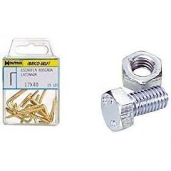 WOLFPACK 6201132 Tornillo Cabeza Hexagonal Zincado M8 x 30 mm. 4 unidades