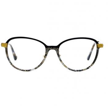 Etnia Barcelona Lhasa.A Asian Fit BKGD Armazones para Mujer Negros con ajuste asiático y lentes recetados