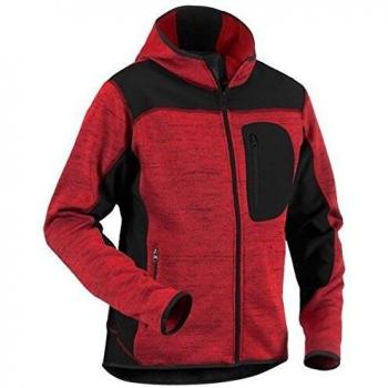 Chaqueta de Punto Blaklader Alta Visibilidad Roja y Negra Talla S