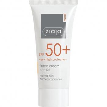 Crema Facial Protectora con Color Natural SPF50+ - Ziaja