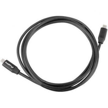 Cable USB LANBERG 2.0 Macho/USB C Macho Quick Charge 4.0 1.8M Negro