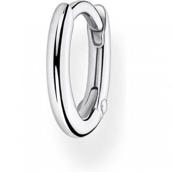 Women's Single Earring Silver Mini Hoop 12mm CR660-001-21