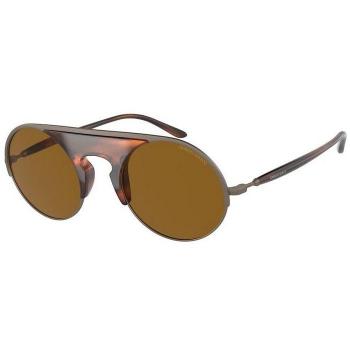Giorgio Armani Brown Acetate Sunglasses AR6128-300633, Male, Size: 51 MM