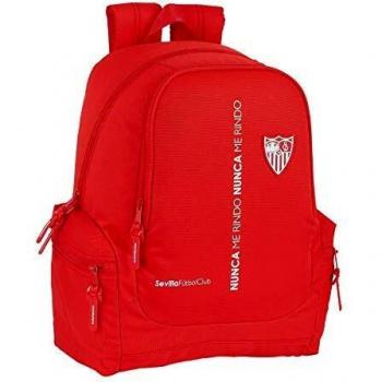 Mochila Safta Juvenil de Sevilla FC Corporativa, 320x170x430mm, Rojo