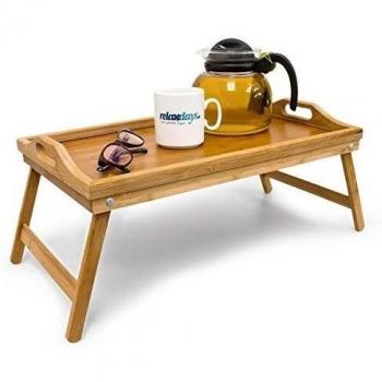 Sorpresa para su pareja, desayuno cama bandeja bambú