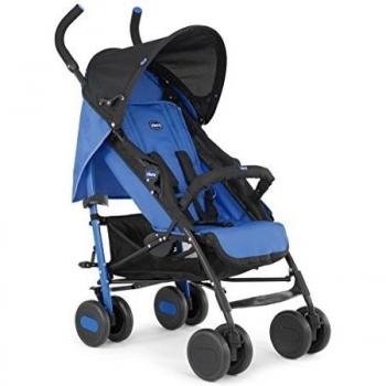 Chicco Echo - Silla de paseo, ligera y compacta, 7,6 kg, color azul