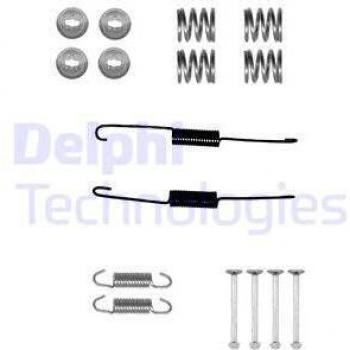 DELPHI Kit de reparación para ajuste automático LY1353, incluye accesorios y zapatas de freno
