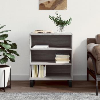 Aparador de madera de ingeniería gris Sonoma 57x35x70 cm - Mueble de Almacenaje para Salón, Buffet, Armario Auxiliar, Armario de Almacenamiento