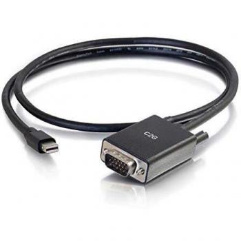 C2g cable adaptador activo mini displayportthunderbolt2 macho a vga hd15 macho 09 m color negro