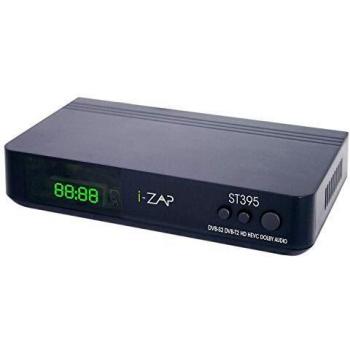 Receptor I-Zap Decoder ST395 Play DVB-T2 DVB-S2 HEVC 10 BIT HD HDMI/USB/LAN
