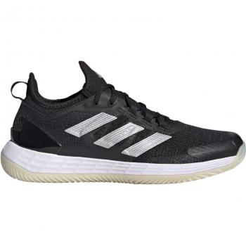 Adidas Adizero Ubersonic 4.1 Zapatilla de tenis para mujeres - Negro, Plateado