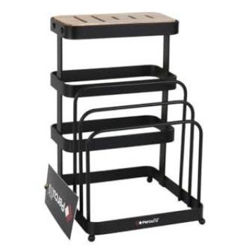 Soporte para Utensilios de Cocina Percutti con Diseño Moderno y Almacenamiento Eficiente