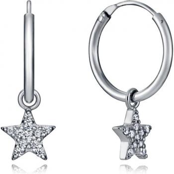 PENDIENTES VICEROY ARO CON ESTRELLA PLATA DE PRIMERA LEY
