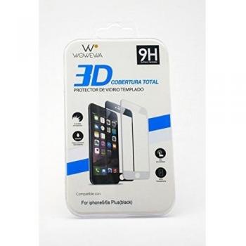 WOWEWA Sistema de protección total 3D cobertura total para Apple iPhone 6 y iPhone 6s 4.7 Negro