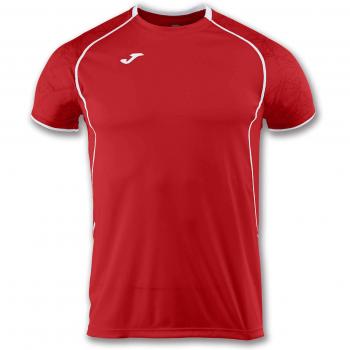 Joma Camiseta Olimpia Rojo-Blanco M/C - Camiseta técnica de Manga Corta, Unisex, Rojo -