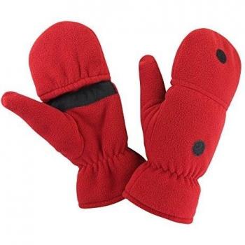 Non-Slip Result Mittens Unisex Red S/M